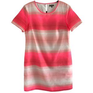 Vince Camuto Striped Neon Sheath Dress Size 8